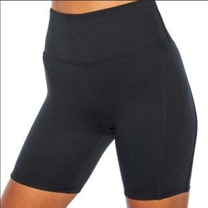 WILDFOX  black/natural wild leopard biker shorts